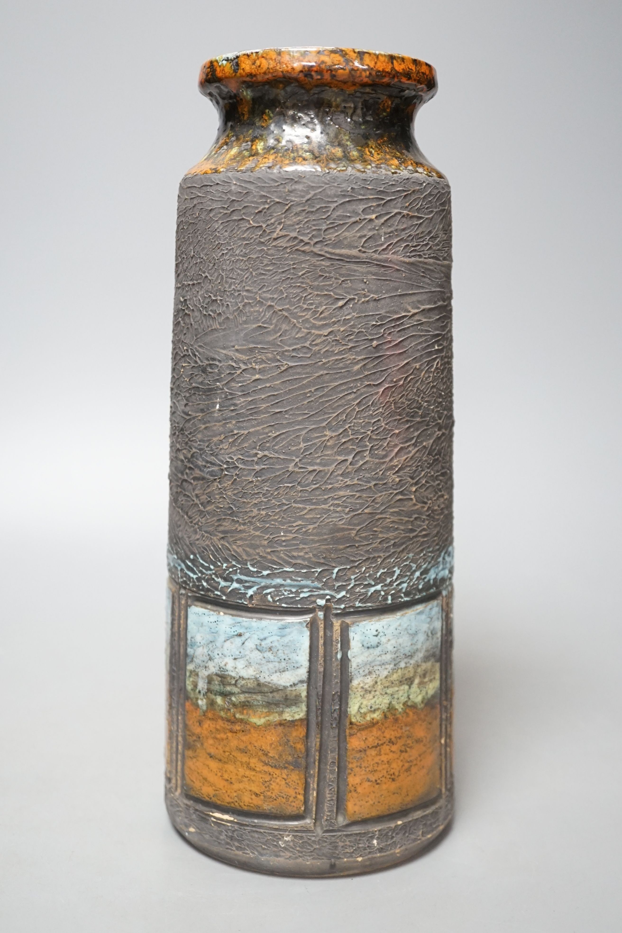 A Tilgman Keramik Irish pottery vase - 28.5cm tall